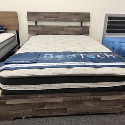 King Platform Bed Frame 