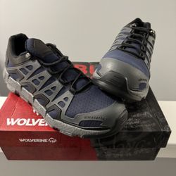 WOLVERINE DURASHOCKS Men's Navy Rev Vent UltraSpring™ MaxTRAX® Composite Toe Athletic