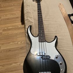 Peavey Bass Guitar with soft case, Fender Rumble 100 Amp With Amp Stand & Guitar Stand