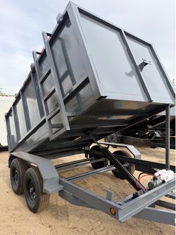 New 12ft Long Hydraulic Dump Trailer