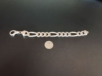 Thick Silver Fig braclet