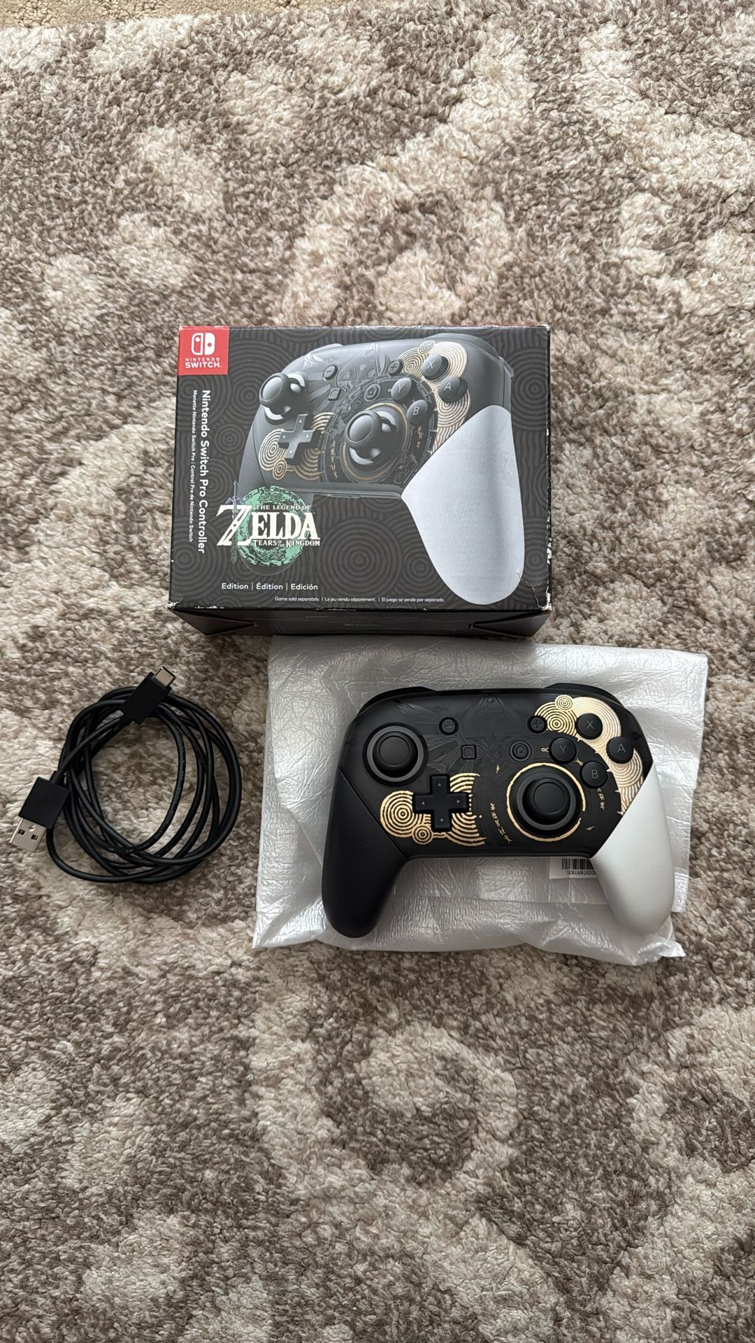 Pro Controller For Nintendo Switch Zelda Tears Of The Kingdom