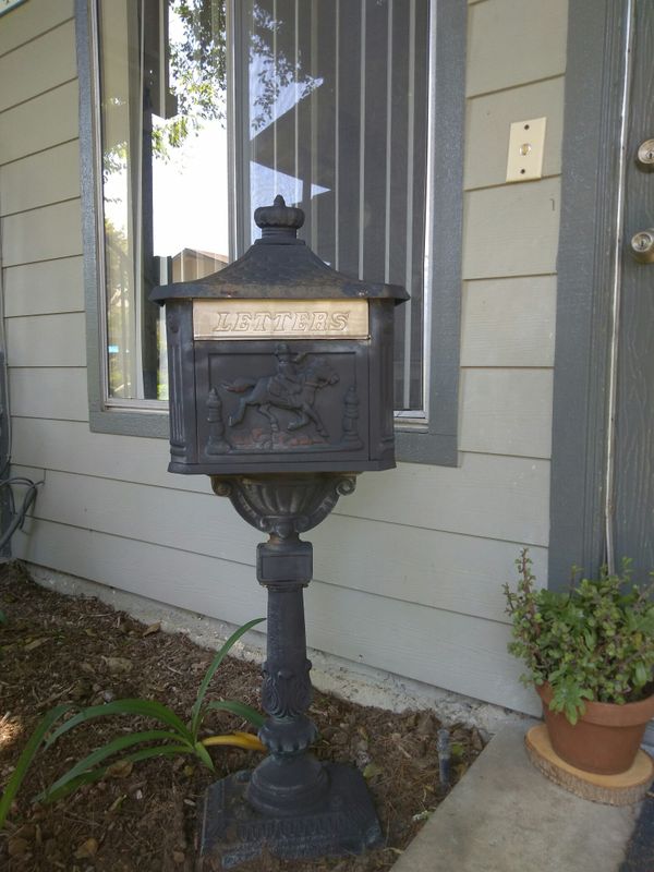 Antique Victorian Pedestal Mailbox for Sale in La Habra, CA OfferUp