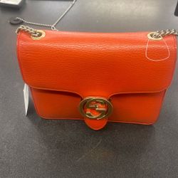 Gucci Interlocking Leather Crossbody