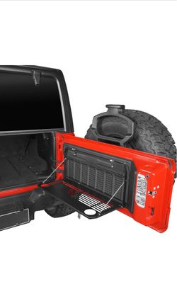 Foldable table shelf fit Jeep Wrangler JL 2018 to 2025 tailgate door