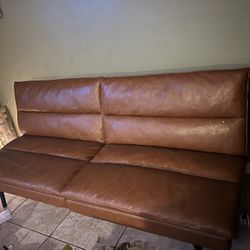 Brown Futon 