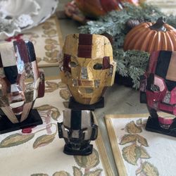 Glass Aztecs Masks
