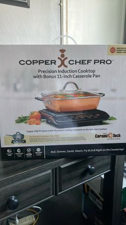 Copper Chef Pro Cooktop With Casserole Pan