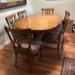 Dining Room Table And Chairs, Buffet And Breakfront