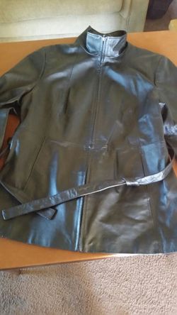 Womens leather jacket xl