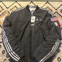 Brand new with tags Men’s Adidas  Juventus   NASA  Reversible Jacket size Medium 
