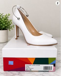 Katy Perry The Poker Heels - White - Size 8