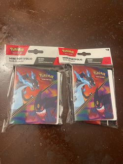 Pokémon TCG Mega Evolution Phantasmal Flames and Mini Portfolio Binder Sealed