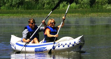 2 Brand New "Sea Eagle" Sea Kayaks & gear - $700