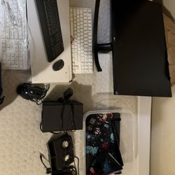 Pc Accessories Monitor,keyboard,mic,mousepad