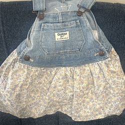 Oshkosh Overall Dress 12 Months 