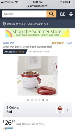 Lunch Crock Food Warmer personal size