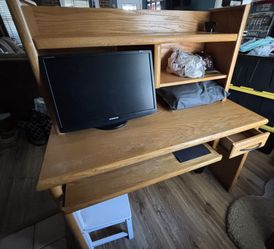 Wood Computer Desk
