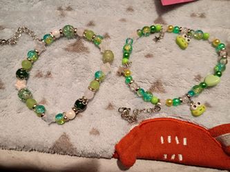 Green Keroppi bracelets