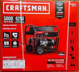 GENERATOR | CRAFTSMAN GAS  (6250 |5000 watts)