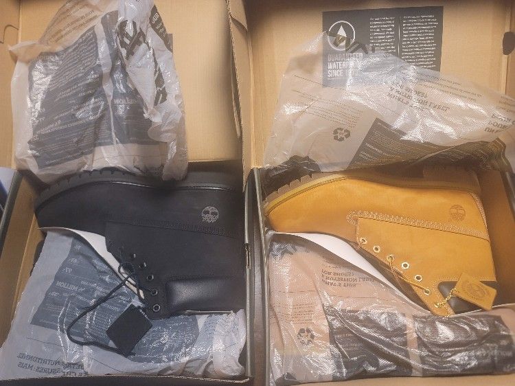 Timberland Boots.  Black Or Butters