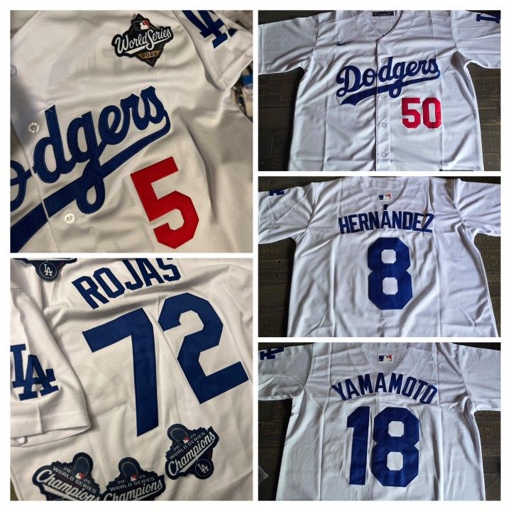 Los Angeles Dodgers - Jerseys Available - Stitch & New - Rojas, Yamamoto & Others