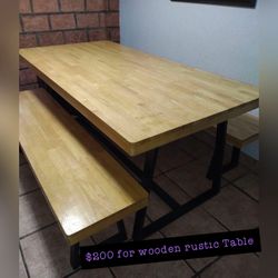 Wooden Rustic Table
