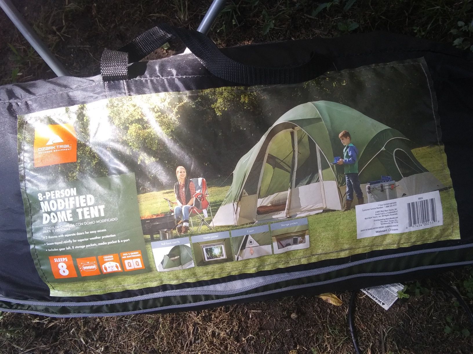 8 person modified dome tent