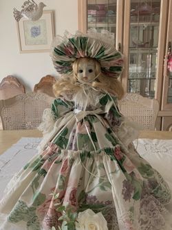 Porcelain Doll 18”