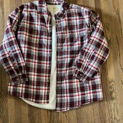 Men”s Flannel Sherpa Size 2xl New Without The Tag 