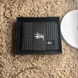 Black stussy wallet