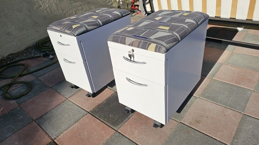 Allsteel File Cabinet/Seat