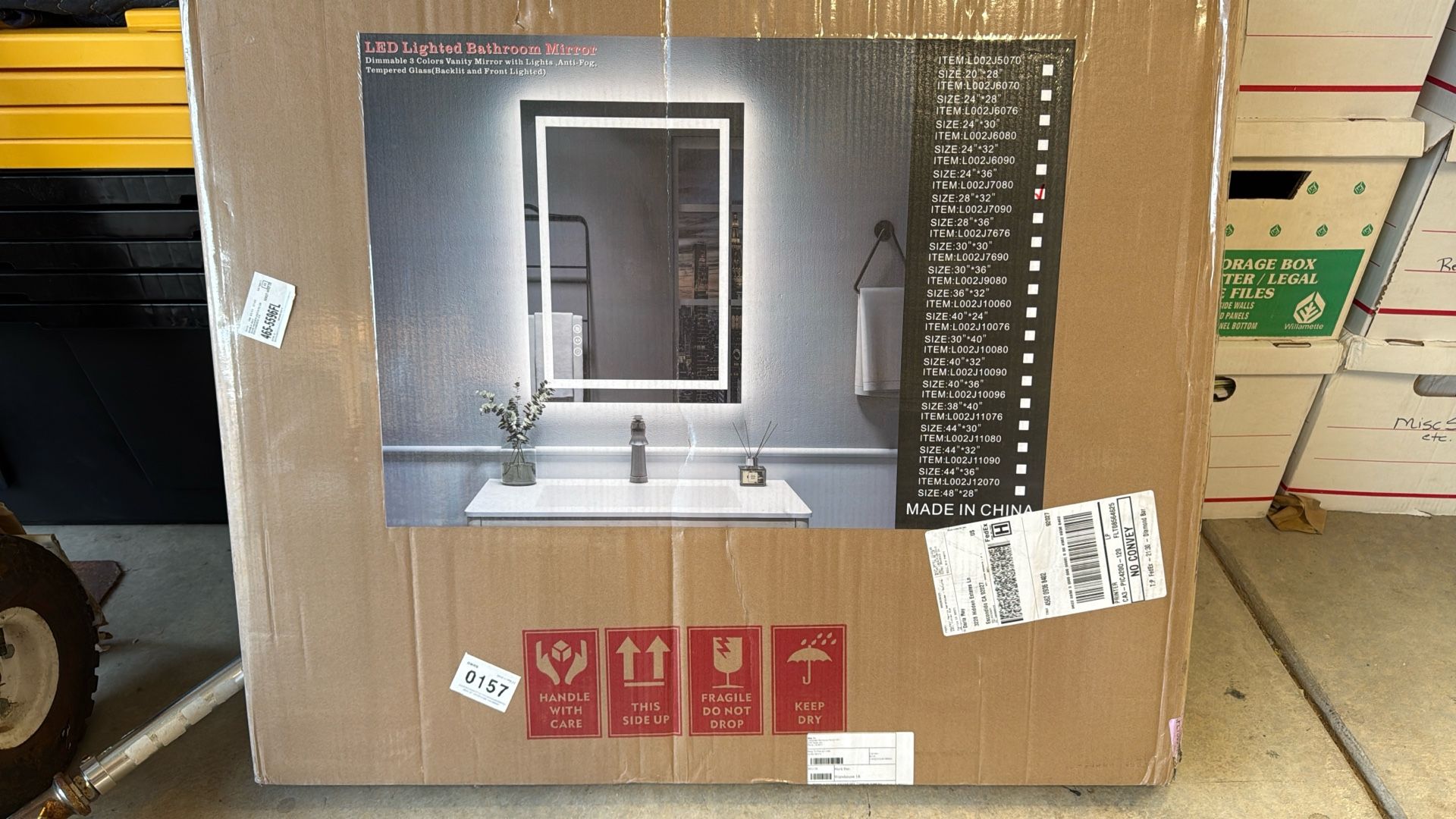 New Led Lighted Vanity Mirror 28 x 32