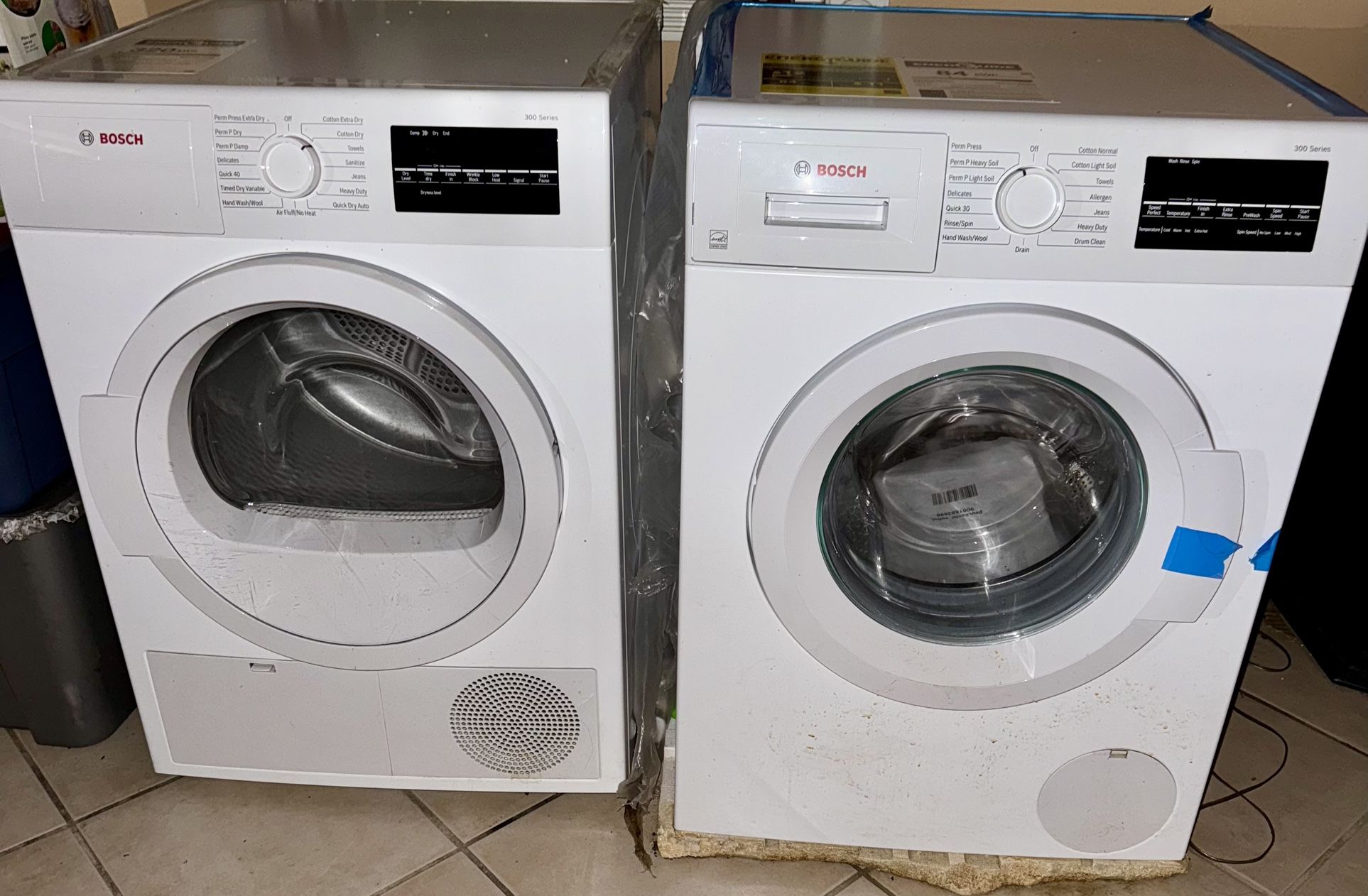 Bosch Electric Dryer Washer Stackable Set!!! for Sale in Philadelphia ...