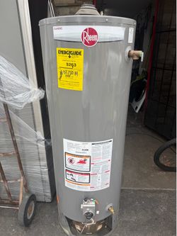 Rheem performance water heater 40 gallons gas natural