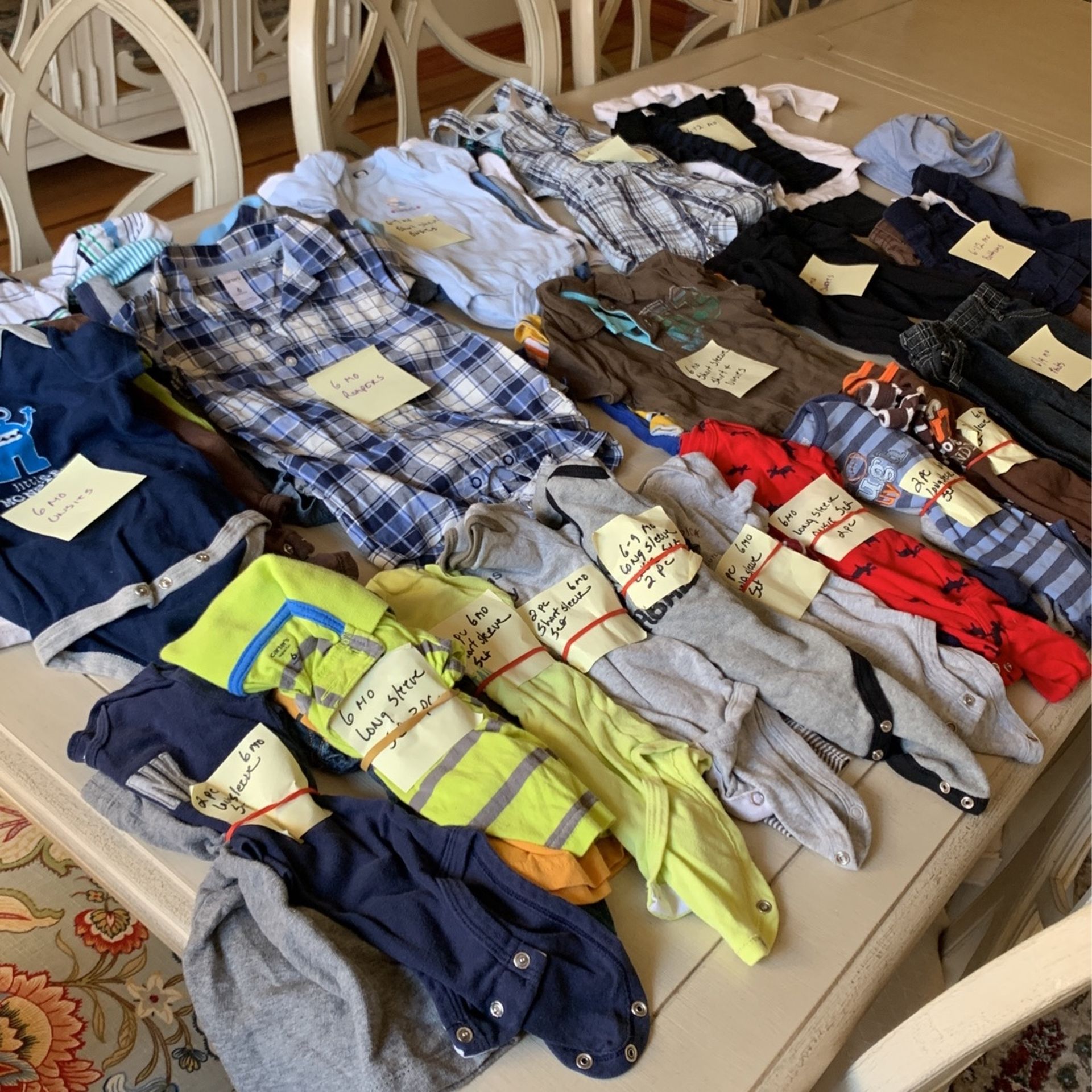 Lots Of Cute Baby Boy Clothes 6 Mo, 6-9 Mo, 6-12 Mo