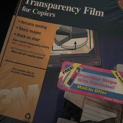 3M Transparency Film for Copiers (original 2000s Print) 
