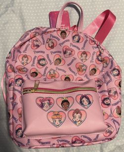 Disney Princess Faux Leather Mini Backpack Bag