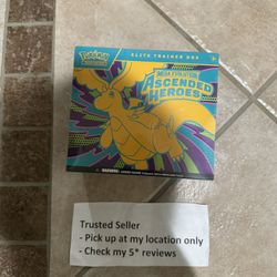 Pokemon TCG Ascended Heroes Elite Trainer Box ETB - check photo 