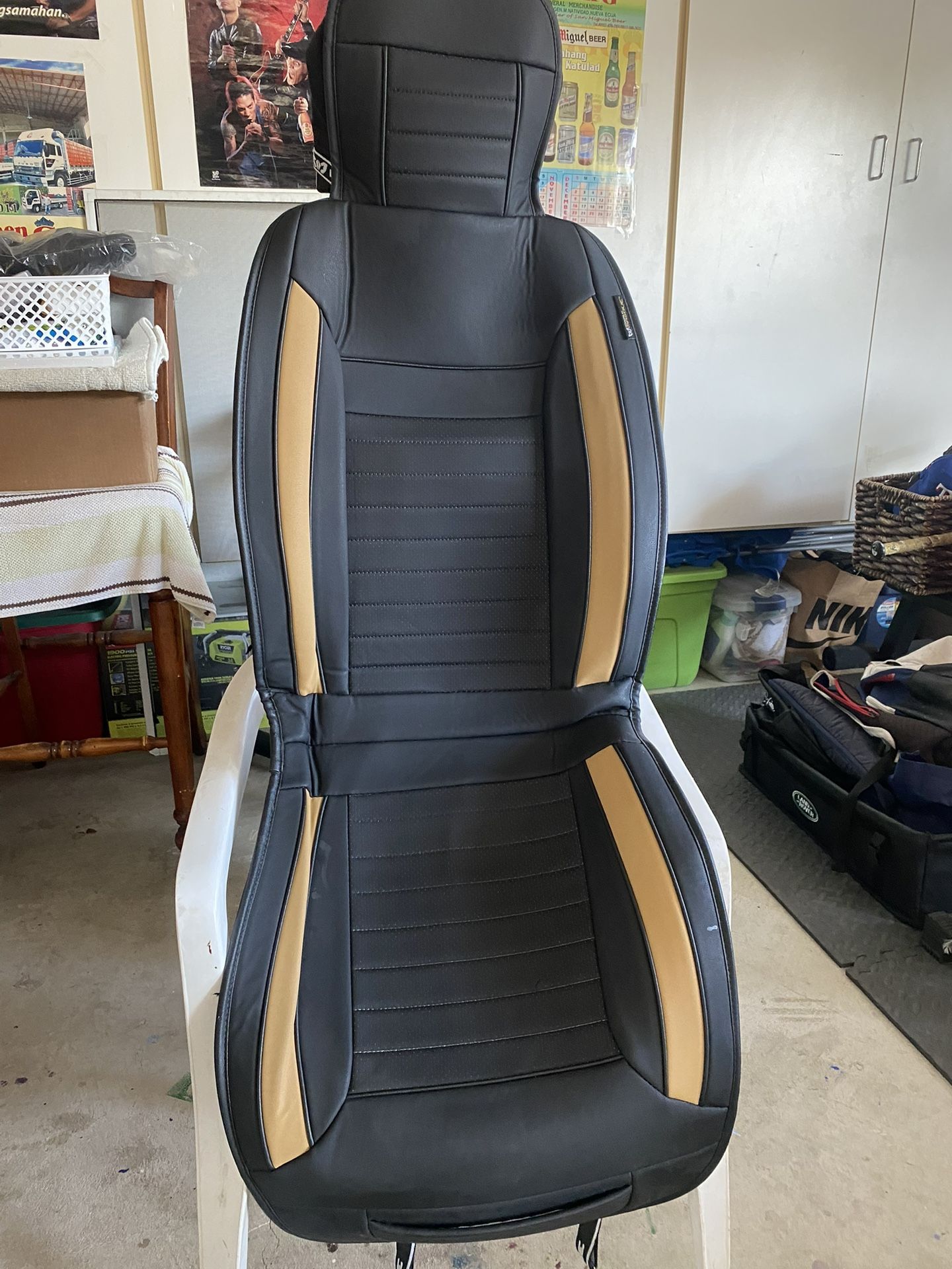 2 Pcs Leather Sit Cover Universal