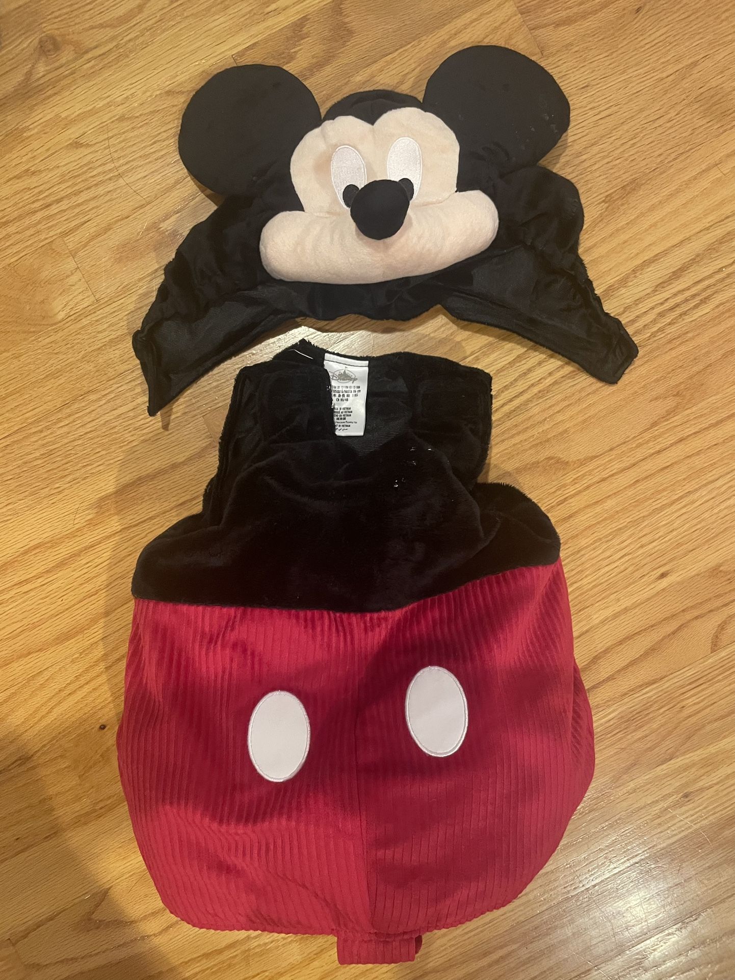 Disney Mickey Mouse Baby Costume Halloween Sz 12-18M