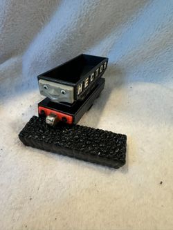 Thomas & Friends Take Along Hector Coal Wagon Diecast Train Car w Coal Load