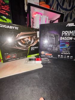 PC Parts: 1660 super gpu, motherboard, ddr4 ram, FREE cpu