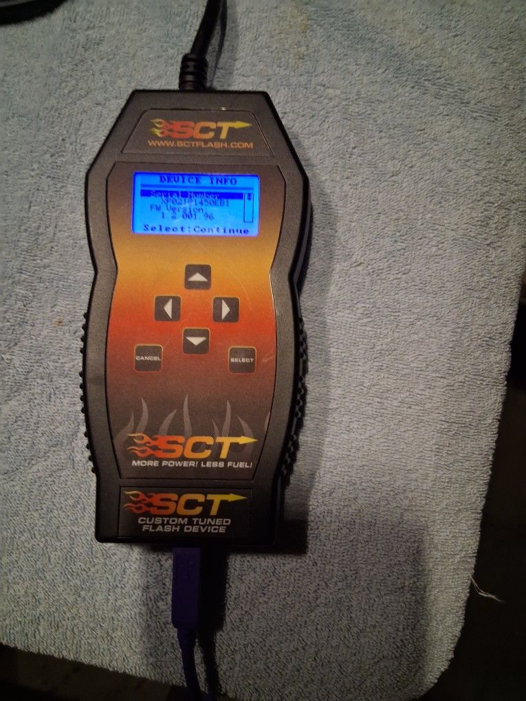 SCT Custom Tuned Flash Device