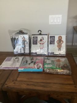 Various New Halloween costumes size 4 to 6 child brand new