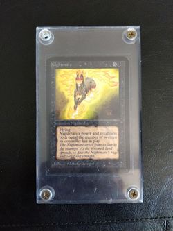 Limited Edition Summon Nightmare Magic Card