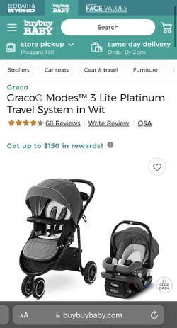 Graco Modes 3 Lite Platinum Travel System