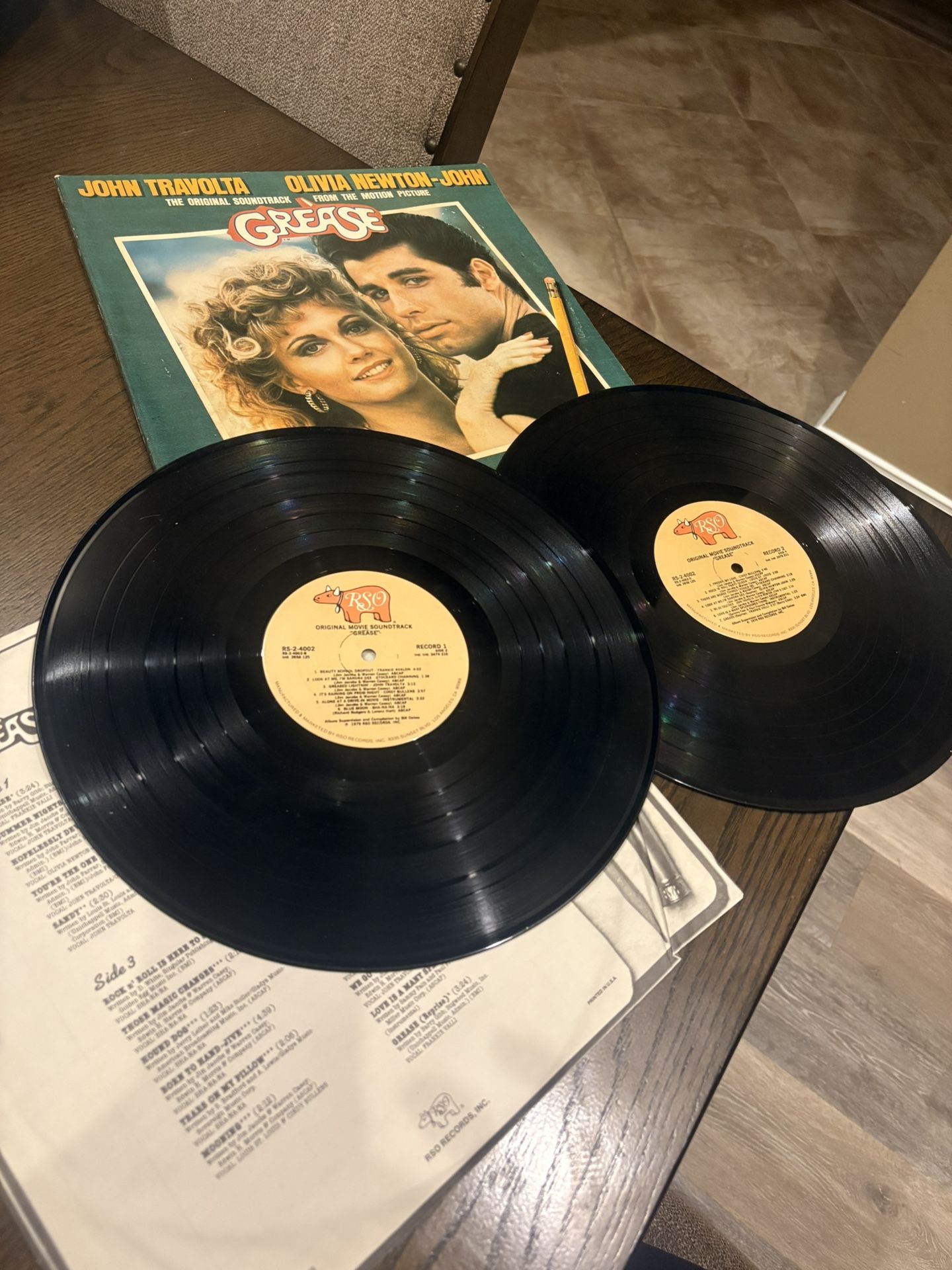 GREASE - Original Movie Soundtrack - Vinyl 2x LP 1978 RSO Records