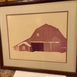 Original print signed by artist William Plante