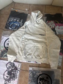 Light oat essential hoodie